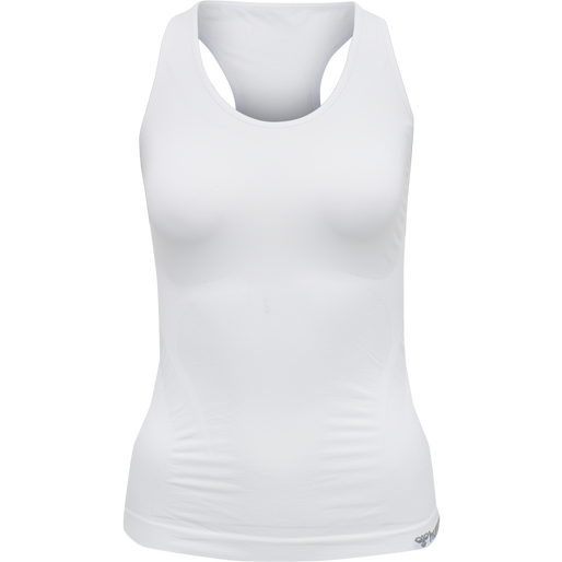 hmlTIF SEAMLESS TOP, WHITE, packshot
