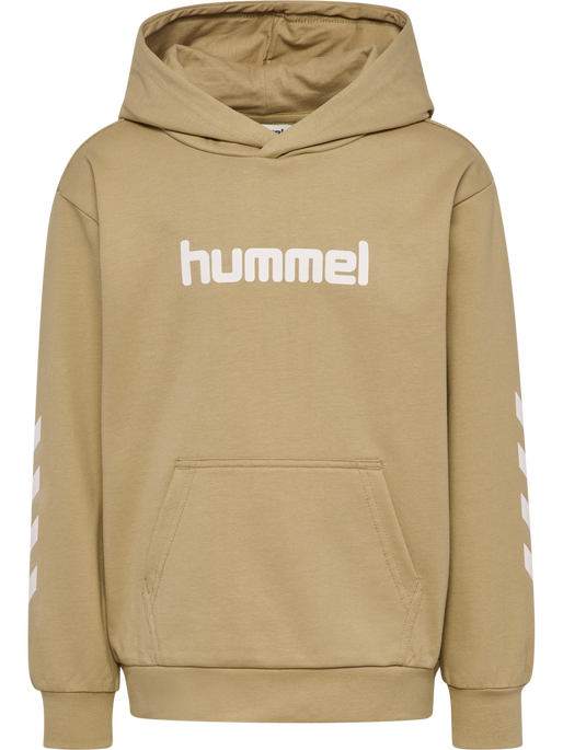 hmlJR LOGO HOODIE, CORNSTALK hmlJR LOGO HOODIE, CORNSTALK, packshot