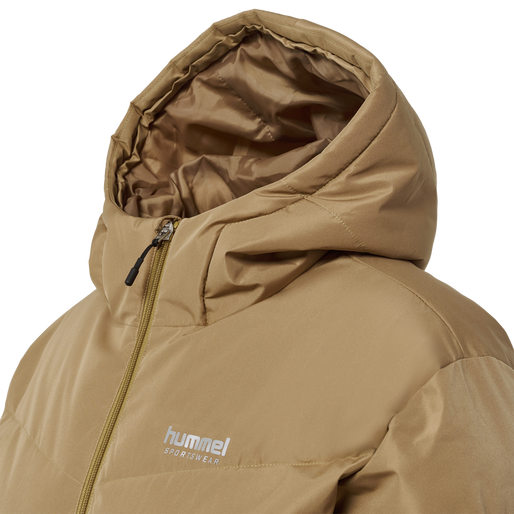 hmlLGC MIA LONG PUFF COAT, TIGERS EYE hmlLGC MIA LONG PUFF COAT, TIGERS EYE, packshot