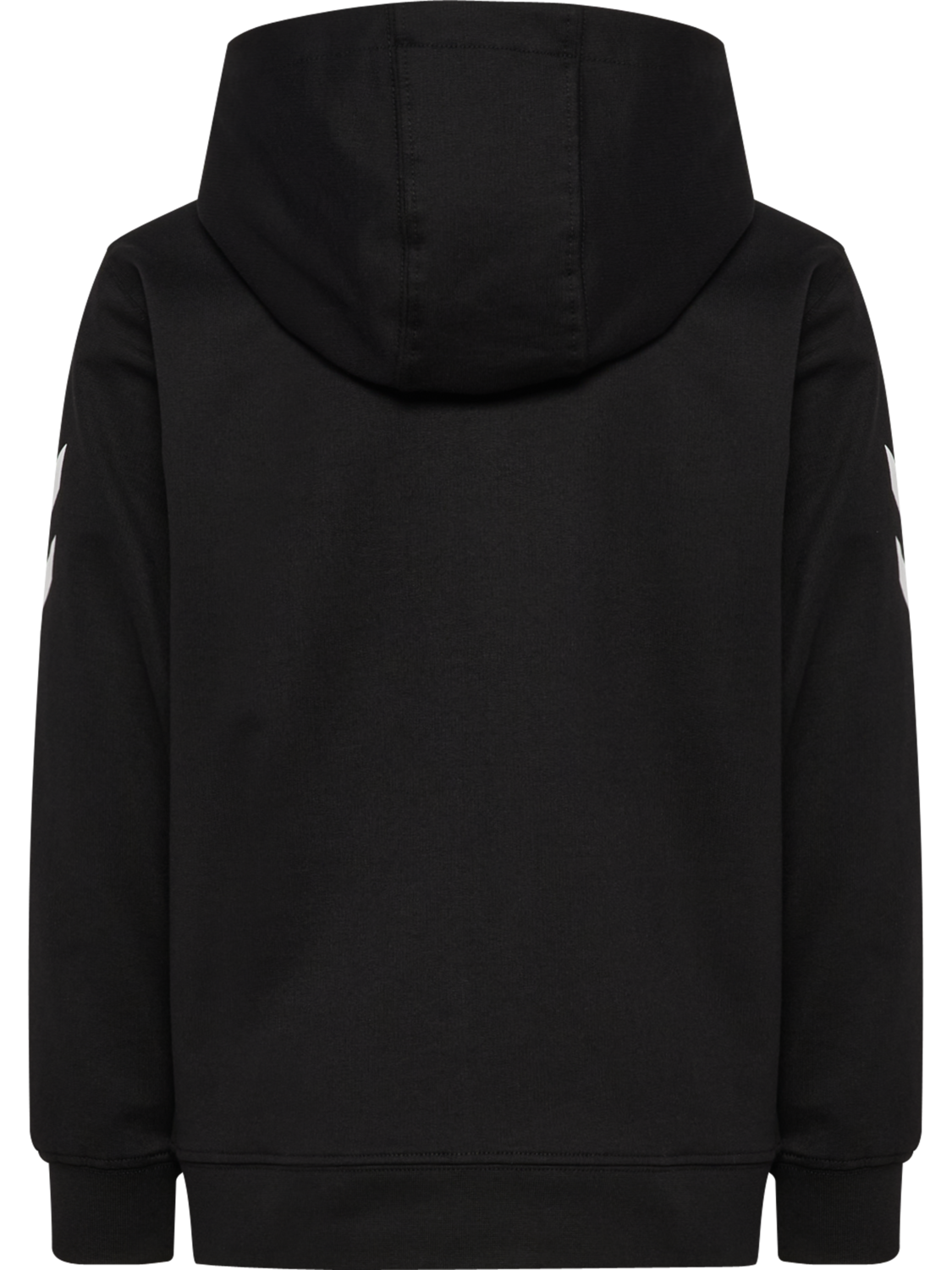 hmlGO 2.0 CHEVRON ZIP HOODIE KIDS, BLACK, packshot