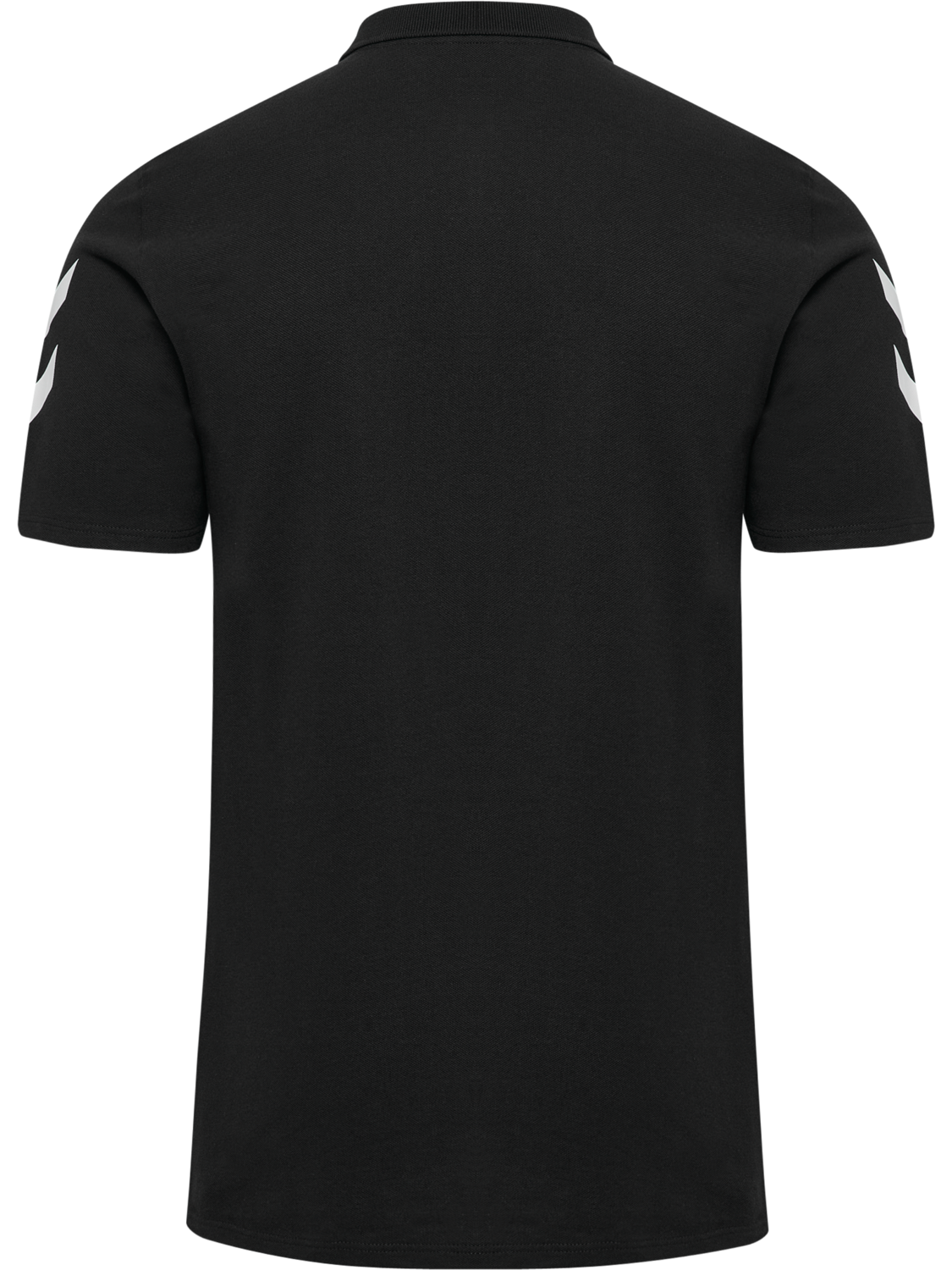 hmlGO 2.0 CHEVRON  POLO, BLACK, packshot