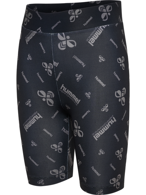 hmlJR GYM SHORT TIGHTS, BLACK/EBONY, packshot