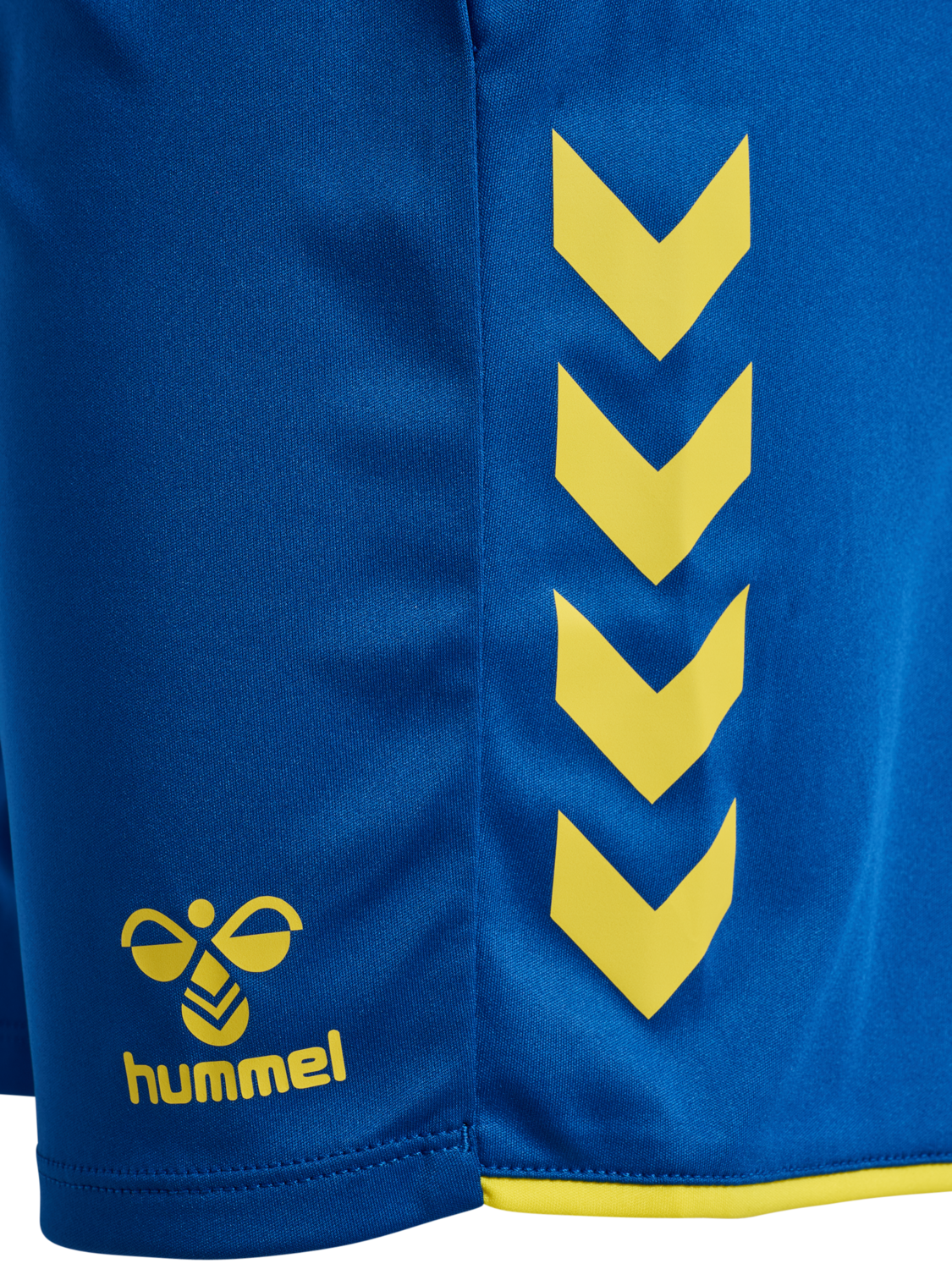 hmlCORE 2.0 SHORTS WOMAN, TRUE BLUE/BLAZING YELLOW, packshot