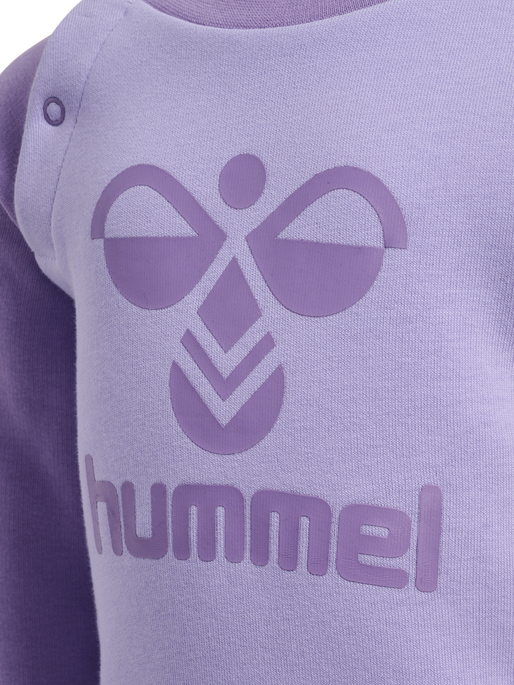 hmlHUMMING CREWSUIT, CHALK VIOLET, packshot
