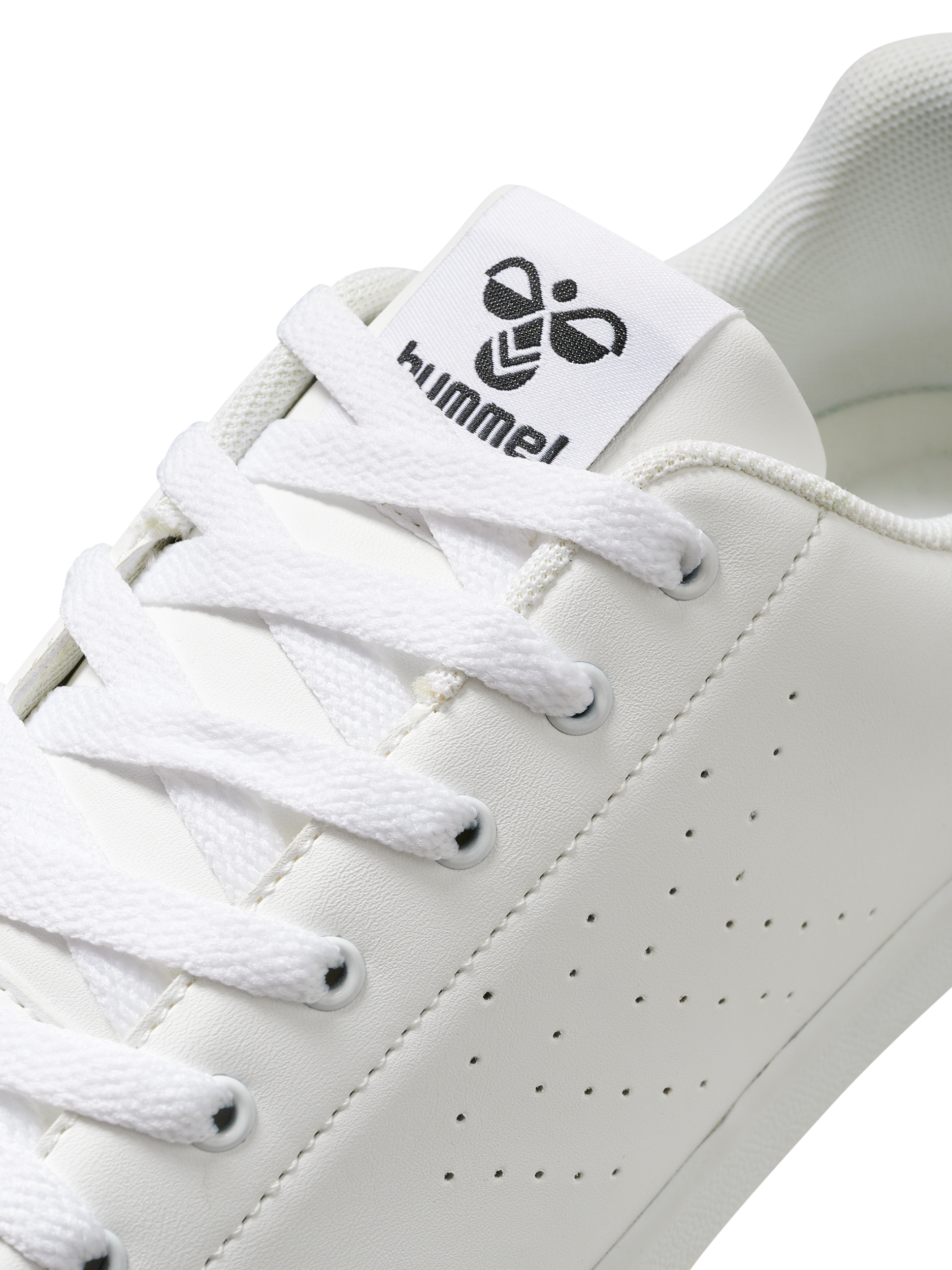 hummel Busan Uomo White Black Sintetico Formatori Casuale 