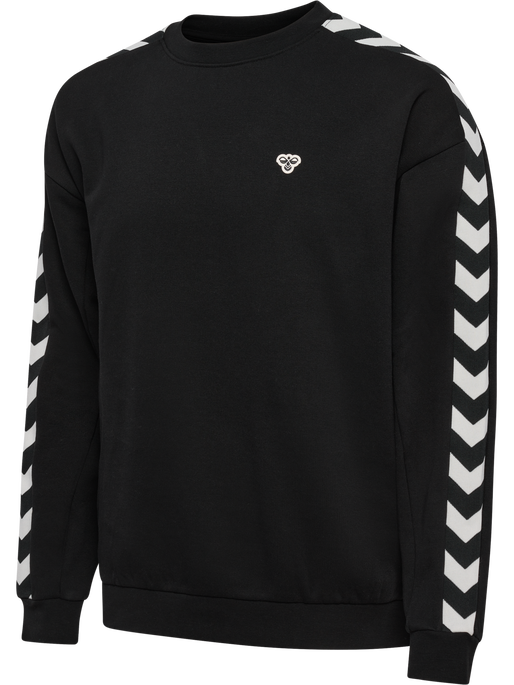 hmlARCHIVE LOOSE FIT SWEATSHIRT, BLACK, packshot