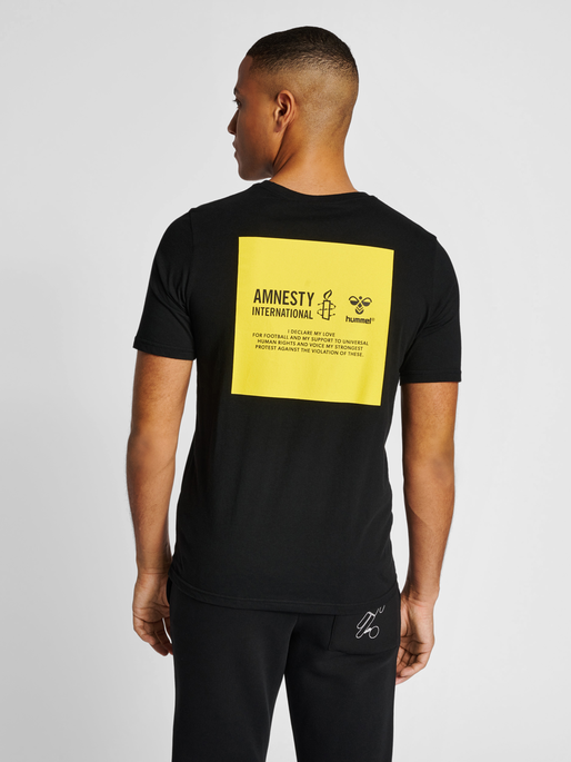 Lave om hud let hummel AMNESTY LABEL T-SHIRT - BLACK | hummel.net