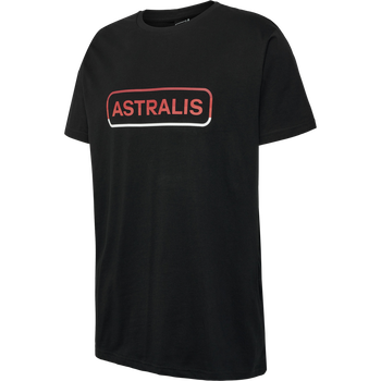 AST ASTRALIS BLACK TEE S/S, BLACK, packshot