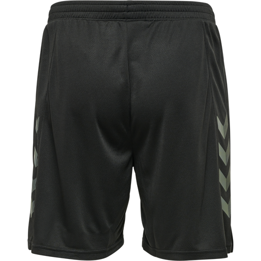hmlONGRID POLY SHORTS, JET BLACK/FORGED IRON hmlONGRID POLY SHORTS, JET BLACK/FORGED IRON, packshot