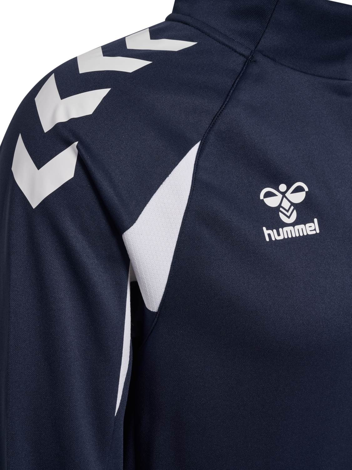 hmlCORE 2.0 HALF ZIP, MARINE/WHITE, packshot