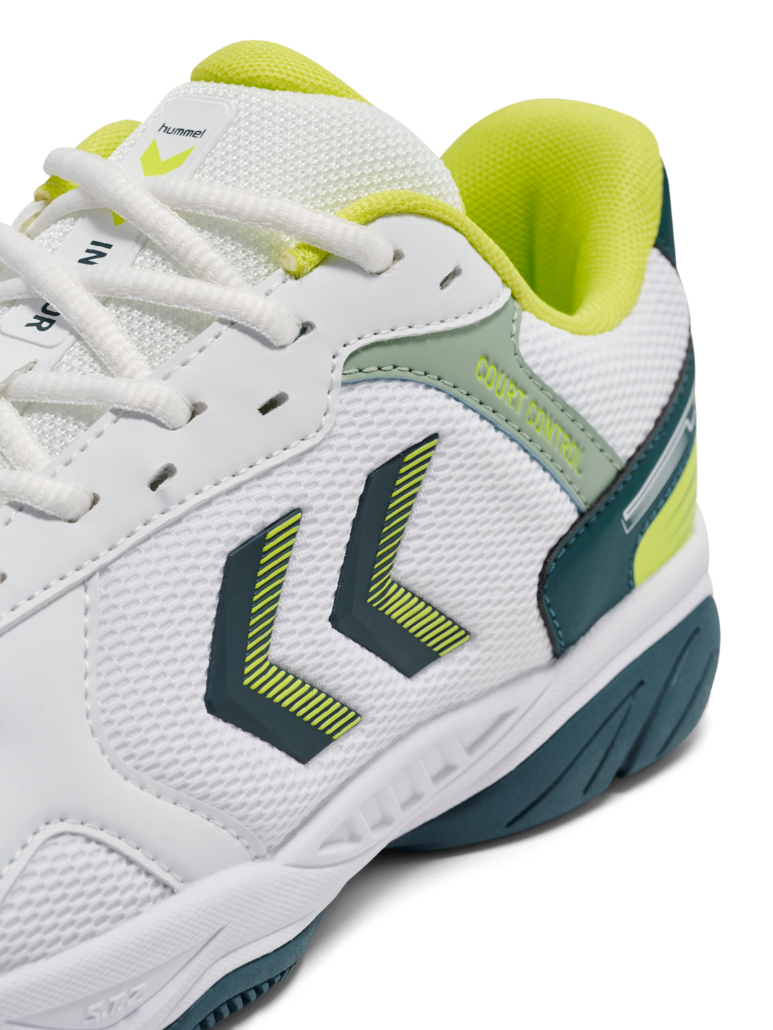 COURT CONTROL II, WHITE/GREEN/YELLOW, packshot