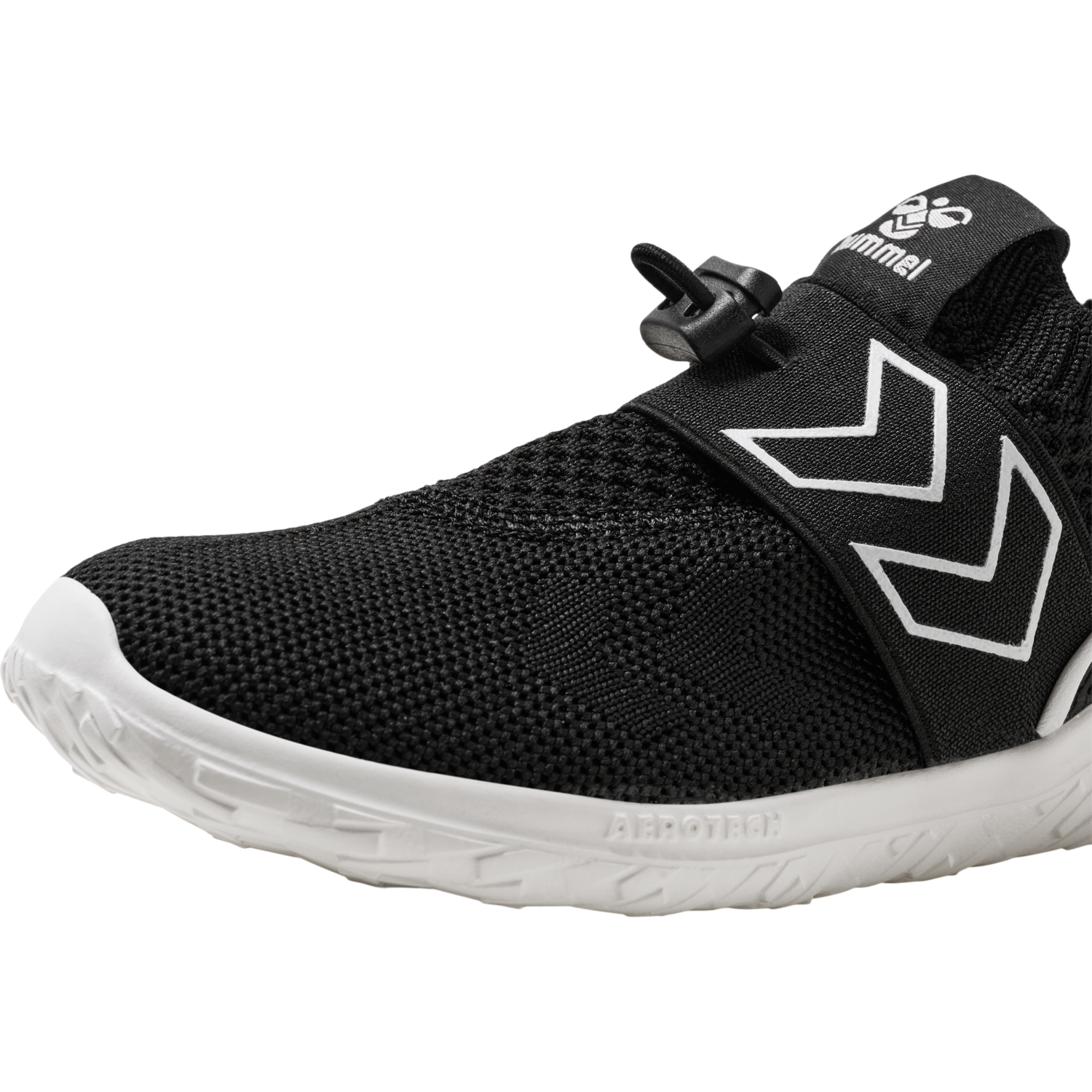 ACTUS KNIT SLIP-ON RECYCLED JR, BLACK, packshot