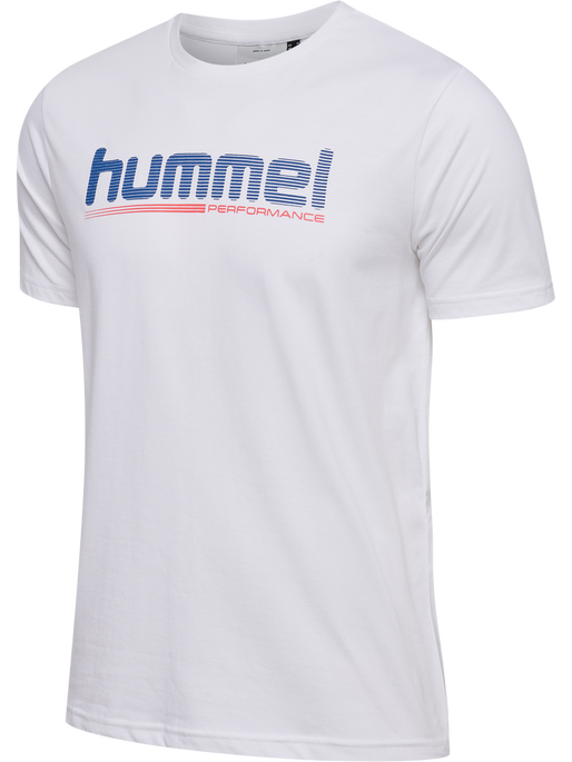 hmlPULSE GRAPHIC T-SHIRT S/S, WHITE, packshot