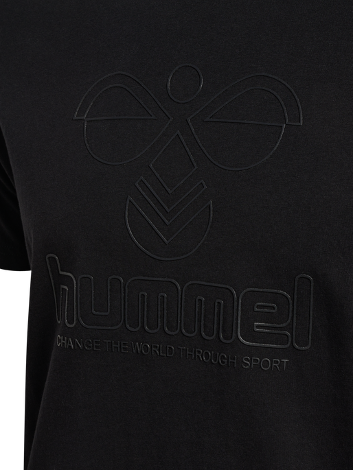 hummel ICONS GRAPHIC T-SHIRT - BLACK