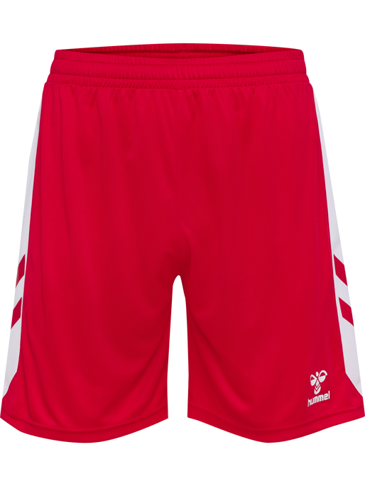 hmlMATCH SHORTS, TRUE RED/WHITE, packshot
