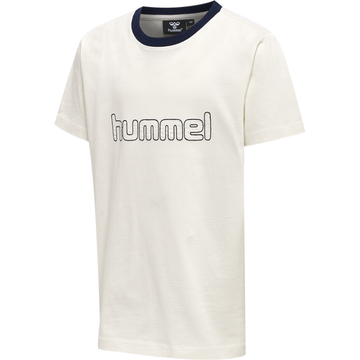 hmlCLOUD T-SHIRT S/S, MARSHMALLOW, packshot