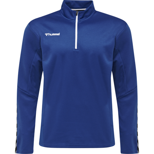 hmlAUTHENTIC KIDS HALF ZIP SWEATSHI, TRUE BLUE, packshot