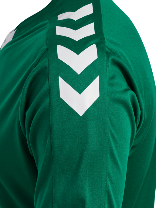 hmlCORE XK POLY JERSEY S/S, EVERGREEN hmlCORE XK POLY JERSEY S/S, EVERGREEN, packshot