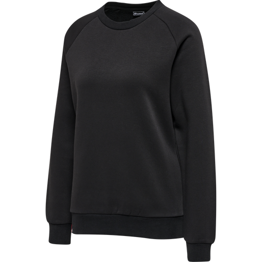 hmlRED HEAVY SWEATSHIRT WOMAN, BLACK, packshot