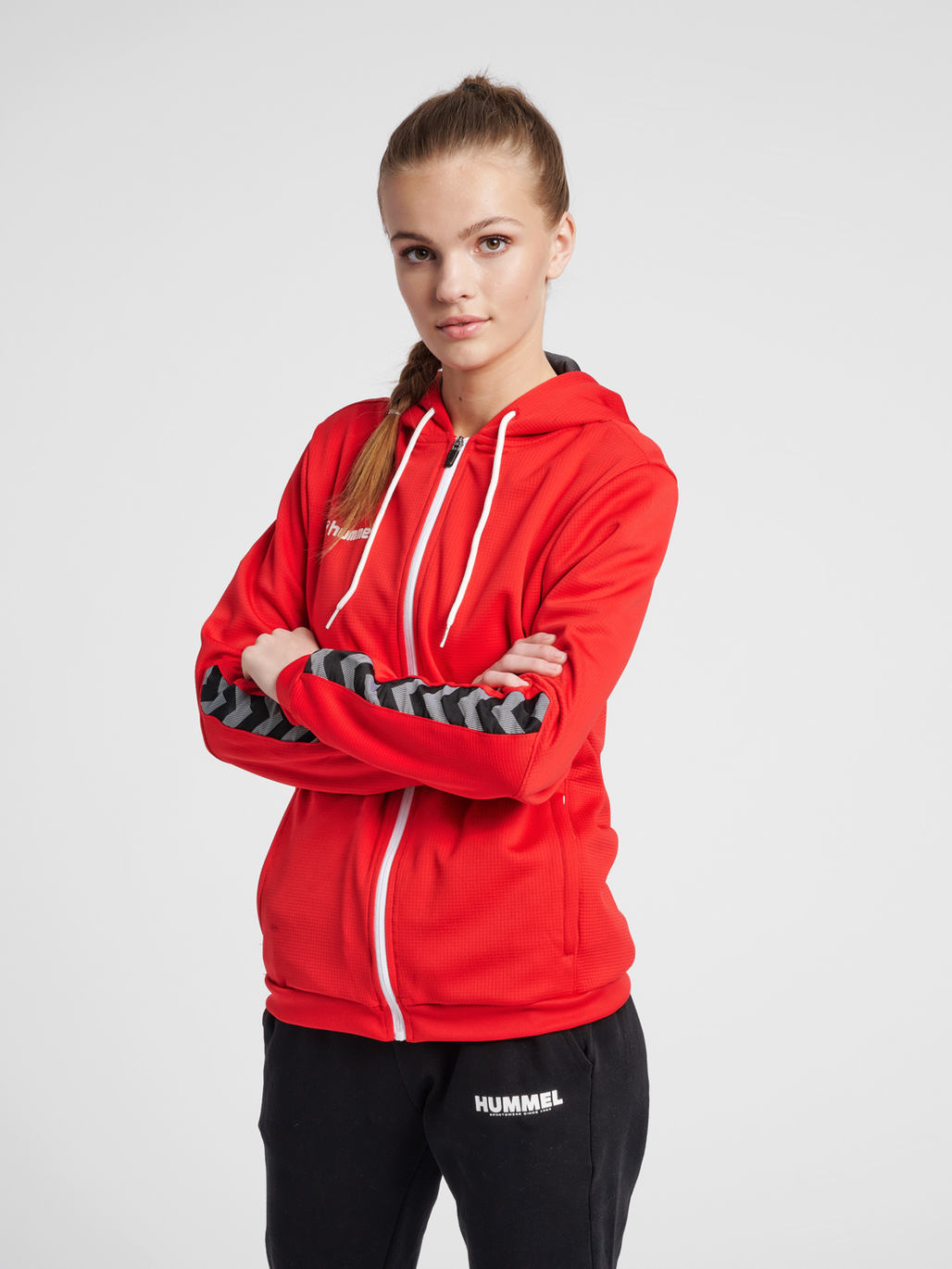 Hummel zip hoodie sales