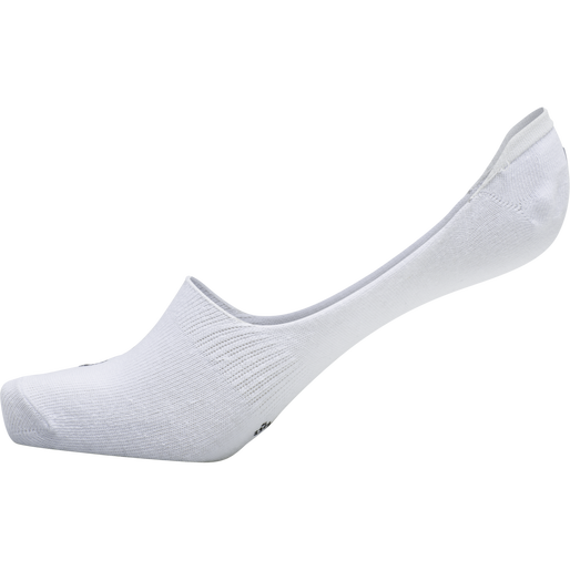 hmlCHEVRON 6-PACK NO SHOW SOCKS, WHITE/BLACK/GREY, packshot