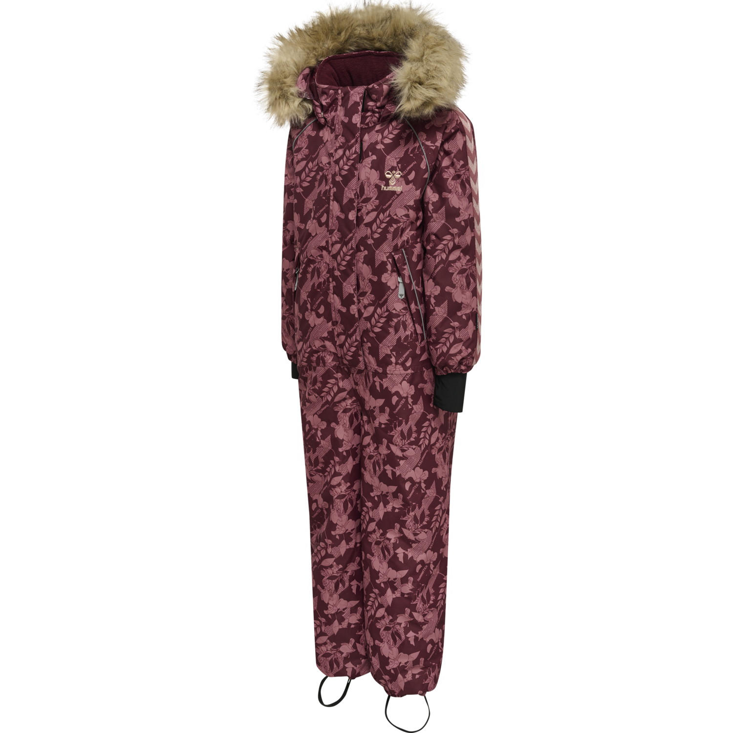 hmlICY TEX SNOWSUIT, WINDSOR WINE, packshot