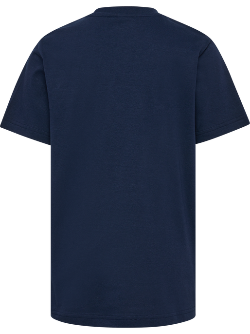 hmlTUKAS T-SHIRT S/S, BLACK IRIS 2, packshot