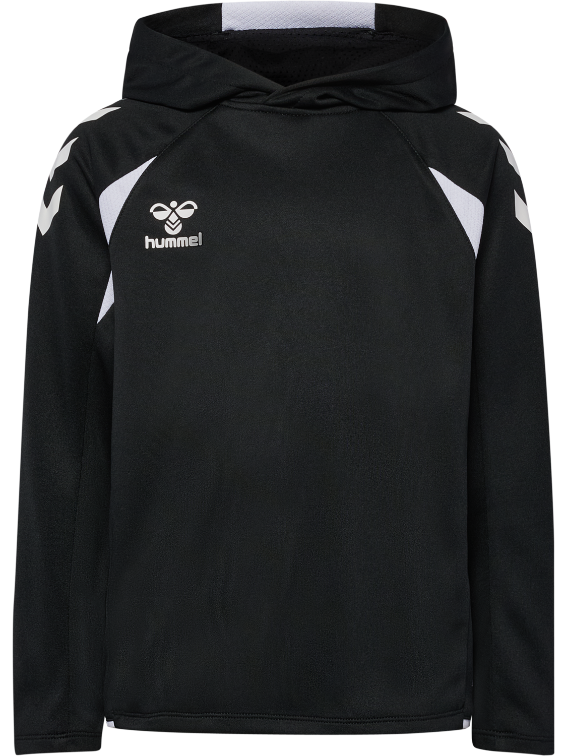 hmlCORE 2.0 HOODIE KIDS, BLACK/WHITE, packshot