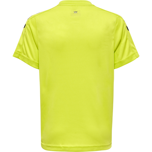 hmlCORE XK POLY JERSEY S/S KIDS, LIME POPSICLE, packshot