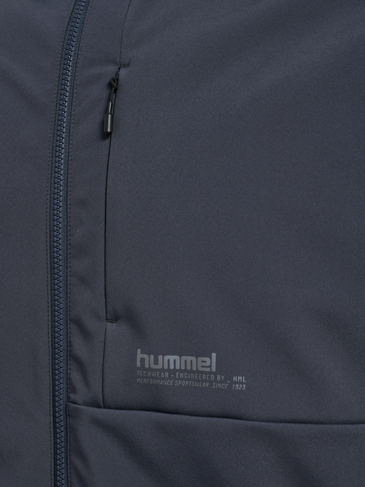 hmlLOOSE SOFTSHELL JACKET, EBONY, packshot