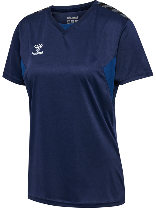hmlAUTHENTIC PL JERSEY S/S WOMAN, MARINE hmlAUTHENTIC PL JERSEY S/S WOMAN, MARINE, packshot