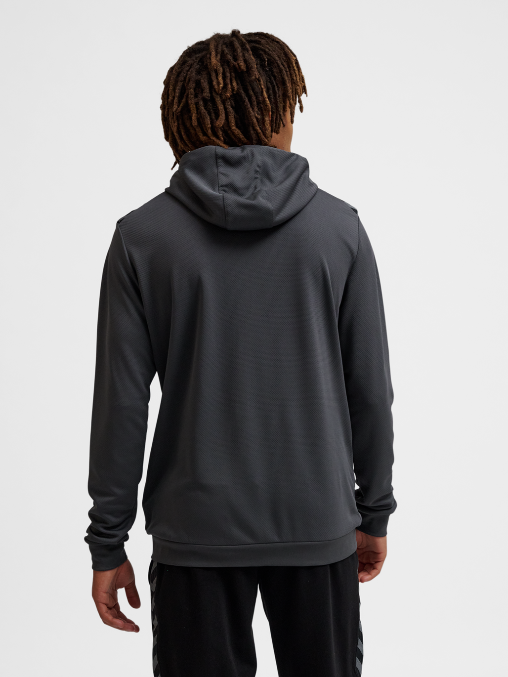 hummel AUTHENTIC PL ZIP HOODIE ASPHALT hummel