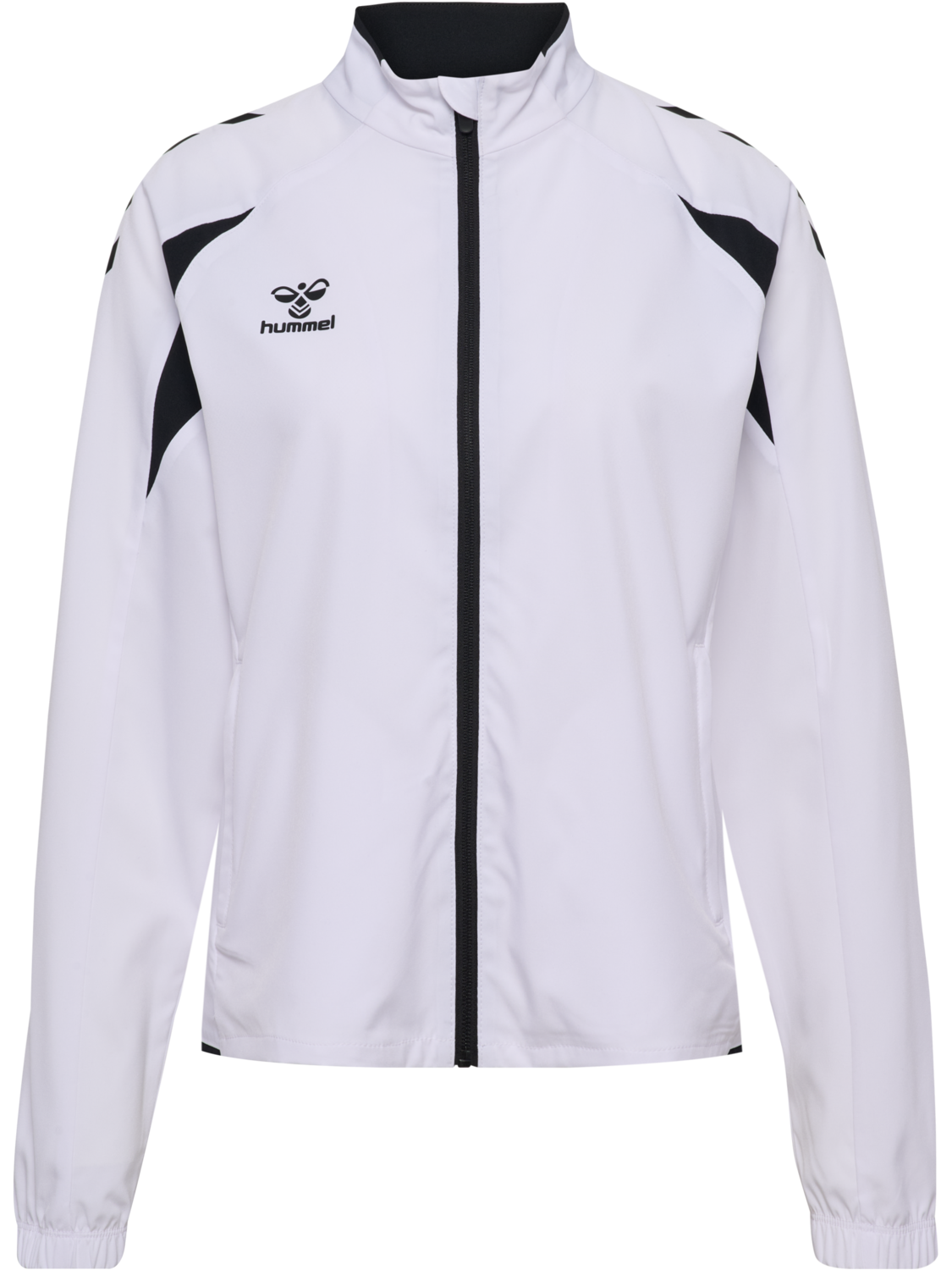 hmlCORE 2.0 WOVEN JACKET WOMAN, WHITE/BLACK, packshot