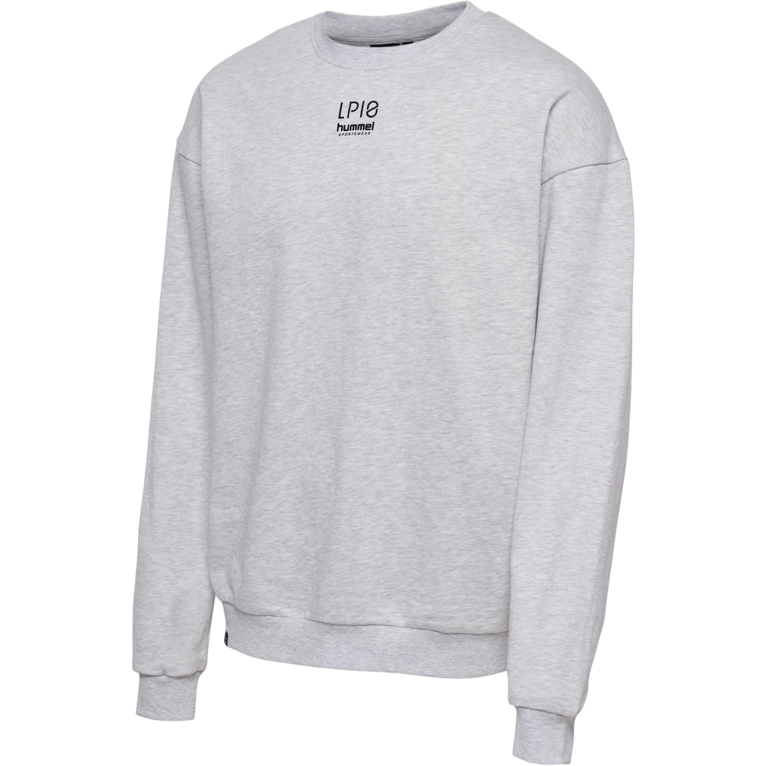 hmlLP10 BOXY SWEATSHIRT, LIGHT GREY MELANGE, packshot