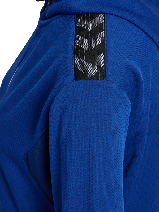 hmlAUTHENTIC PL ZIP HOODIE WOMAN, TRUE BLUE hmlAUTHENTIC PL ZIP HOODIE WOMAN, TRUE BLUE, packshot
