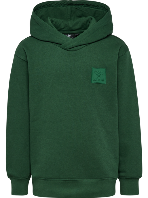 hmlCLEAN HOODIE, DARK GREEN, packshot