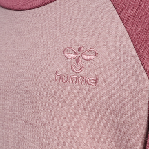 hmlWULBATO SWEATSHIRT, WOODROSE, packshot