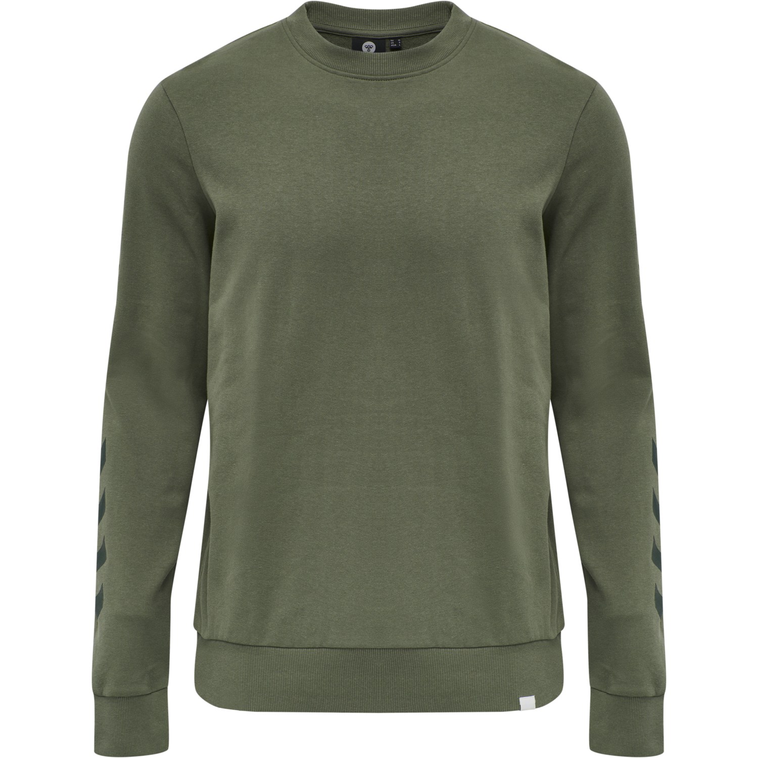 hmlLEGACY CHEVRON SWEATSHIRT, BEETLE, packshot