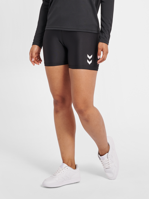 HW TIGHT BLACK TE hummel SHORTS - TOLA