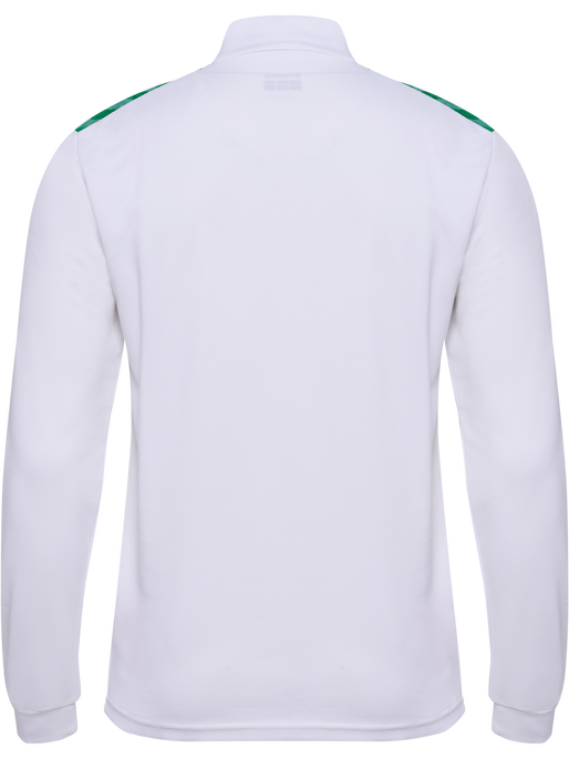 ASSE 23/24 WARM UP HALF ZIP SWEAT, BRIGHT WHITE, packshot