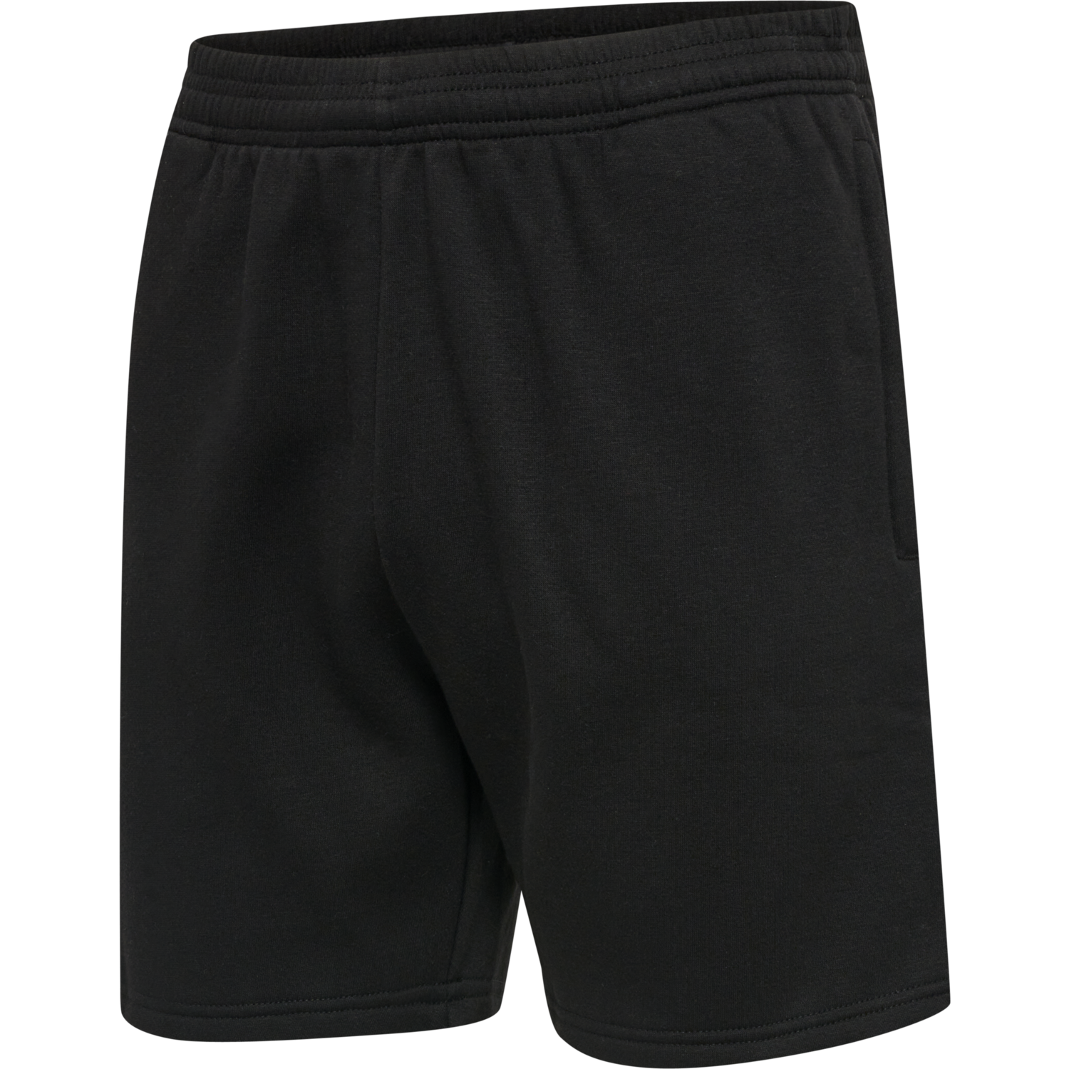 hmlRED BASIC SWEAT SHORTS, BLACK, packshot