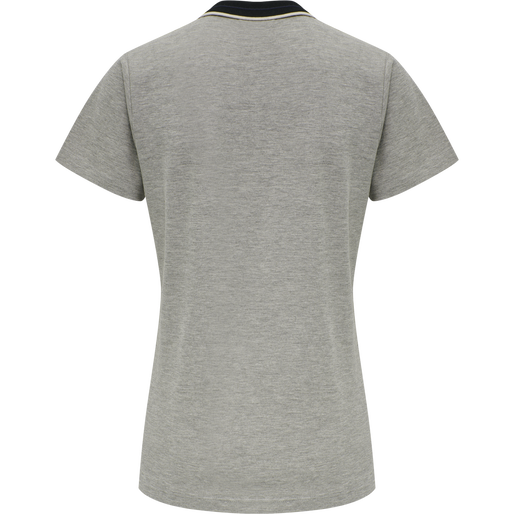 hmlMOVE POLO WOMAN, GREY MELANGE, packshot