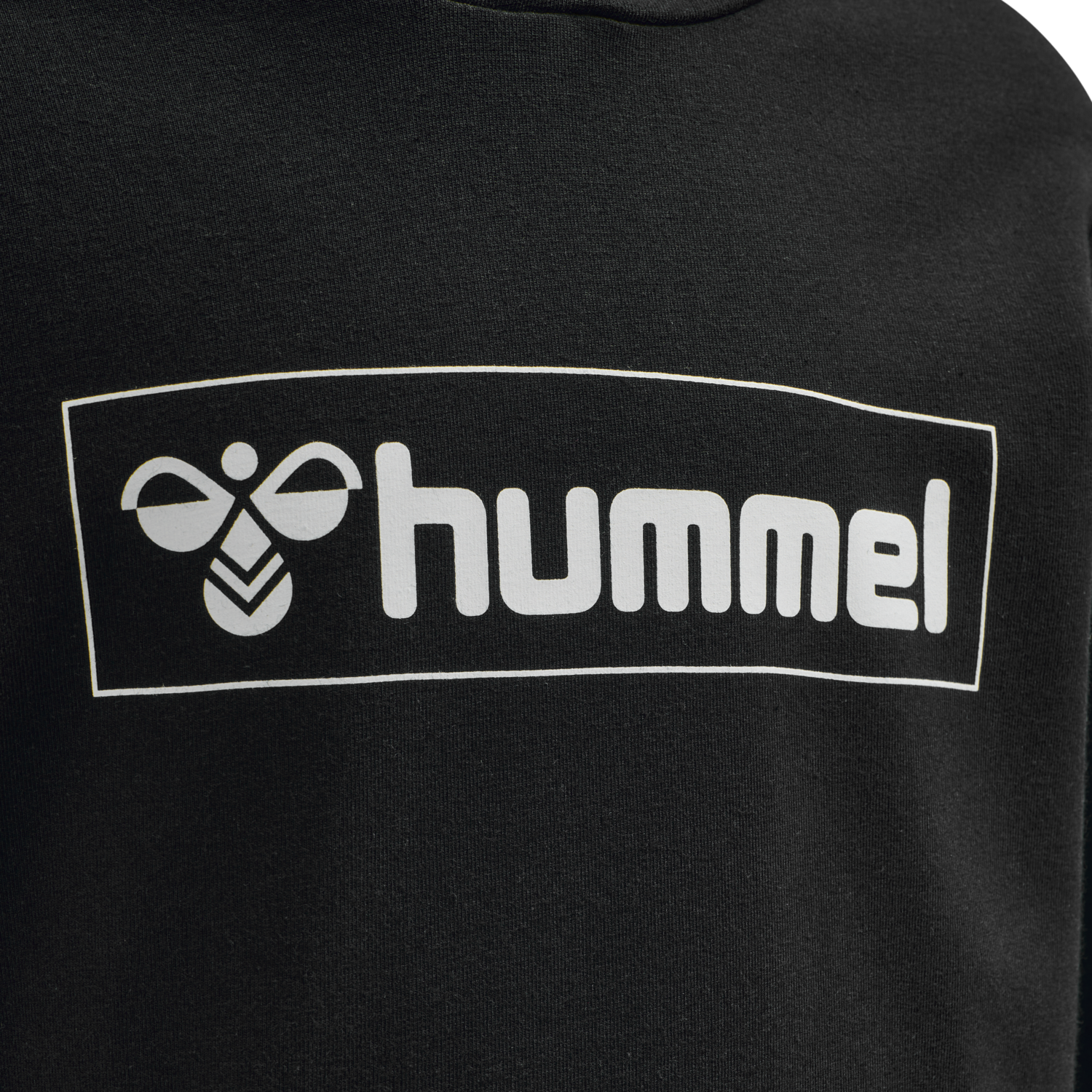 hmlBOX HOODIE, BLACK, packshot