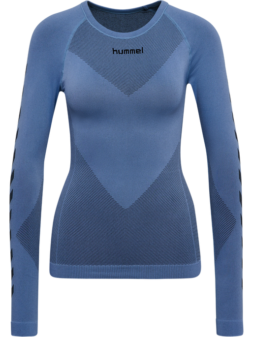 HUMMEL FIRST SEAMLESS JERSEY L/S W, BEL AIR BLUE, packshot