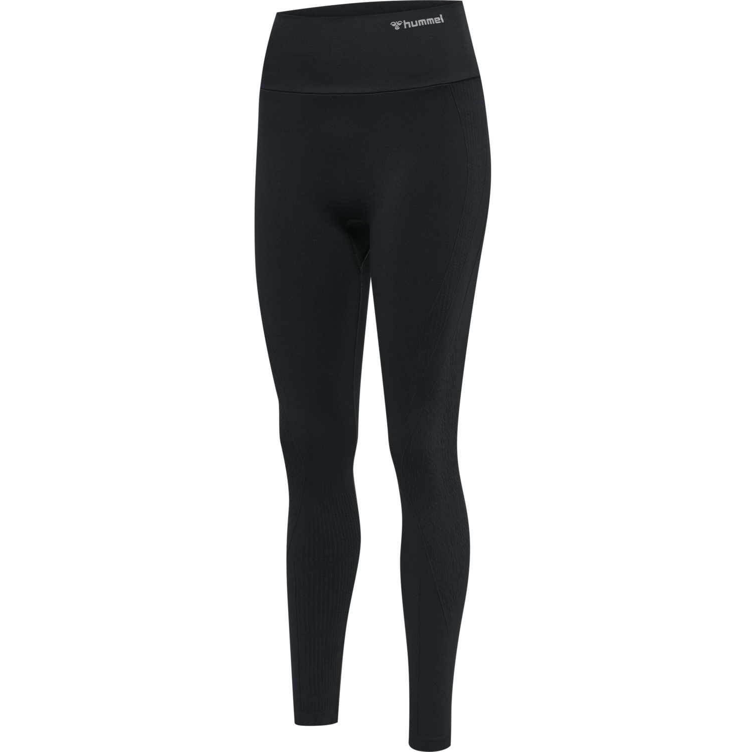 hmlMT FLOW SEAMLESS HW TIGHTS, BLACK, packshot