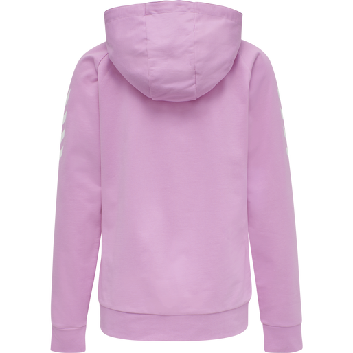 HMLGO COTTON ZIP HOODIE WOMAN, ORCHID, packshot