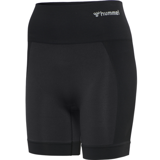 hmlTIF SEAMLESS SHORTS, BLACK, packshot