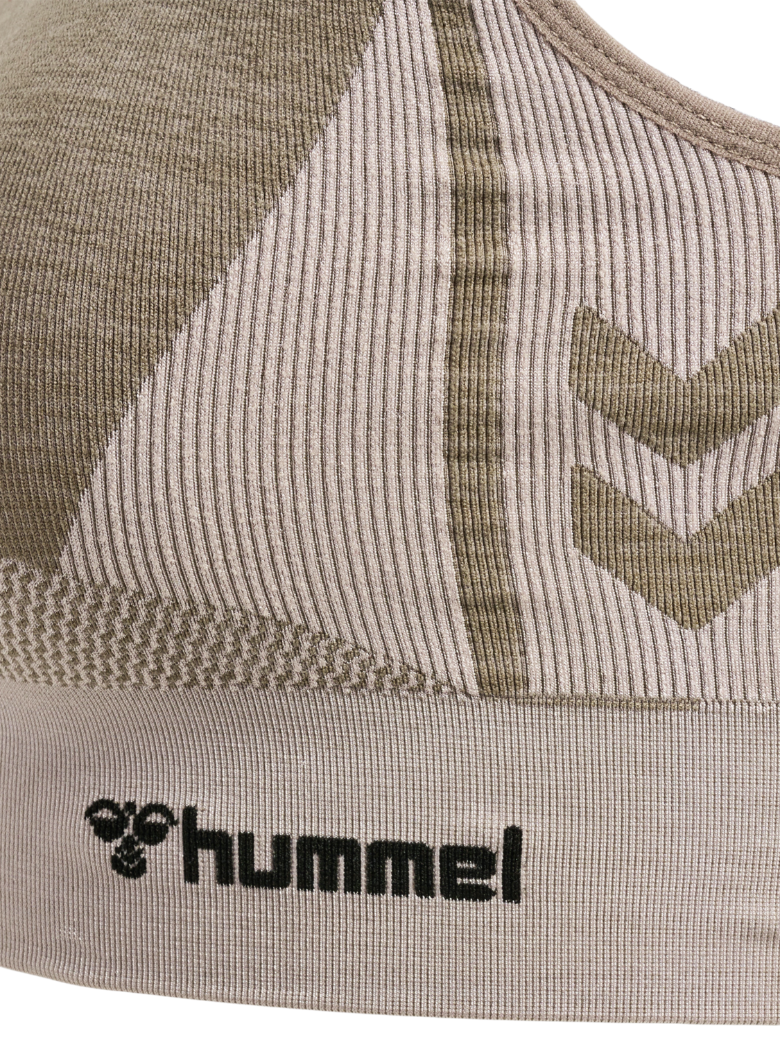hmlCLEA SEAMLESS  SPORTS TOP, CHATEAU GRAY/DRIFTWOOD MELANGE, packshot