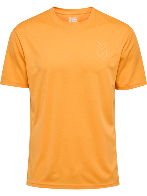 hmlACTIVE PL JERSEY S/S, BLAZING ORANGE hmlACTIVE PL JERSEY S/S, BLAZING ORANGE, packshot