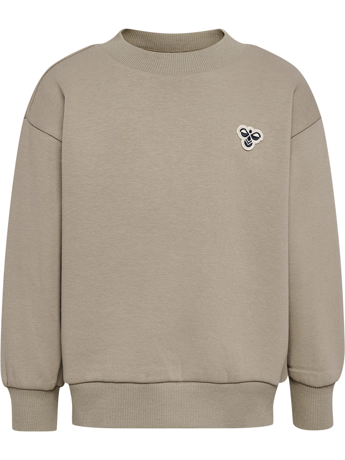 hmlMINI LOOSE CREWNECK BEE, VINTAGE KHAKI, packshot